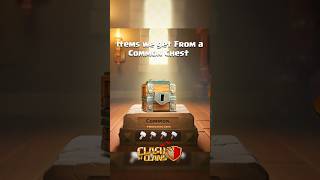 Items We Get From a Common Chests  shorts clashofclans coc cocshorts [upl. by Zipnick]