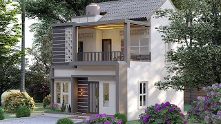 Elegant Design  Small House 2 Storey 3 BEDROOM  6x7 Meters Beautiful and Elegant Small House [upl. by Addiel]