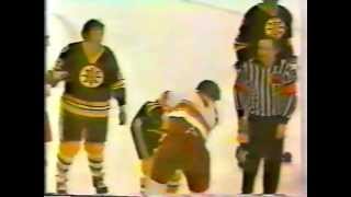 Bruins vs Atlanta Flames Bench Clearing Brawl [upl. by Ytirehc327]