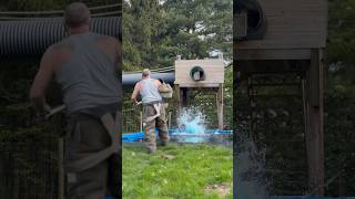 Belgian Malinois Jumping Into Water To Bite belgianmalinois k9 malinois [upl. by Yates]