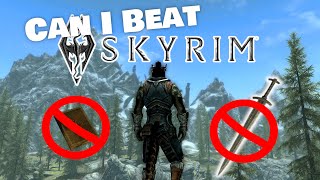 Can I beat SKYRIM with NO weapons OR Magic  Skyrim Unarmed Challenge 1 [upl. by Buell443]