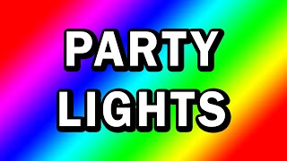 Party Lights  Flashing Lights with 10 Colors amp Dance Music 10 Hours [upl. by Savart]