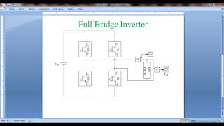 English Version Single Phase Full Bridge Inverter in MATLAB Simulink [upl. by Davidson]