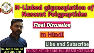 NLinked Glycosylation Of Nascent Polypeptides in ER Lumen  By Keystone Life Sciences for CSIRNET [upl. by Bhayani]