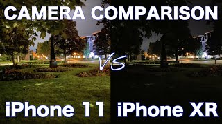 iPhone 11 VS iPhone XR  Camera Comparison [upl. by Hilten]