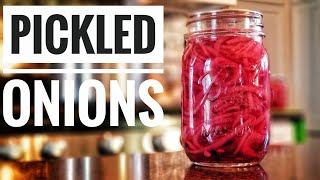 HOW TO Make Pickled Red Onions  Preserving your Harvest [upl. by Ybrek894]