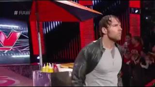 Dean Ambrose Saves John Cena from The Authority WWE RAW [upl. by Karine]