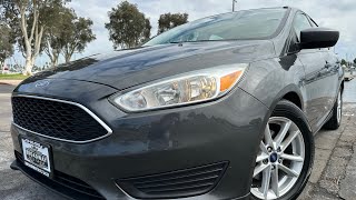 2018 Ford Focus SE quotGas saverquot “CARFAX” “4 Cylinder”  5999 Chula vista [upl. by Ariamo]