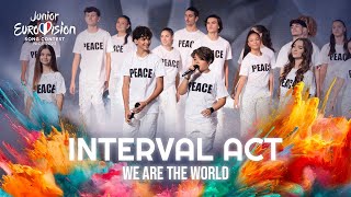 We Are The World medley 🌍 Interval  Junior Eurovision 2023  JESC2023 [upl. by Nnahgem]