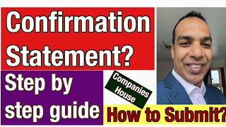 How to submit confirmation statement to companies house Step by Step guide [upl. by Val327]