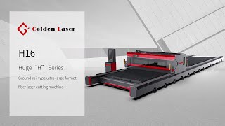 Large Fiber Laser Cutting Machine 16000mm  2500mm with Modular Type [upl. by Nylitsirk925]