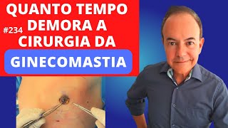 Quanto tempo demora a cirurgia de GINECOMASTIA e LIPOMASTIA Dr Jacintho  Cirurgião Plástico [upl. by Micro278]