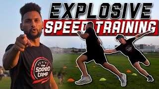 The Speed Camp  SPEED  AGILITY  REACTION  QUICKNESS and EXPLOSIVE Training For Athletes [upl. by Nira]