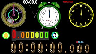 086400 seconds timer in 1000x 24 hours countup timer alarm🔔2160p [upl. by Reiniar32]