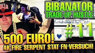 CSGO TRADEUP HUSTLE 11  AKoRo Fire Serpent Stattrak FN Versuch Nr 1337 [upl. by Enitsugua]