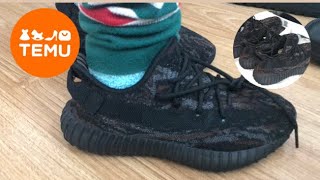 Temu Yeezy 350 MX Rock I’m stunned on the quality [upl. by Fidele]