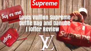 iOffer Review 30 Supreme Louis Vuitton Duffle And Danube [upl. by Epperson]