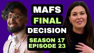 Married at First Sight Season 17 Episode 23  Final Decision [upl. by Eidua]