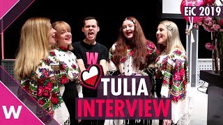 Tulia quotFire of Love Pali sięquot Poland INTERVIEW  Eurovision in Concert 2019 [upl. by Neehahs]