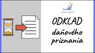 Odklad daňového priznania [upl. by Bunker]