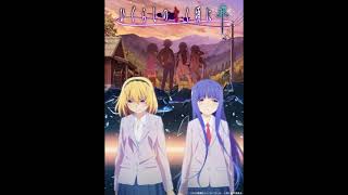 彩音 ｢Analogy」Higurashi Sotsu Op PVs Cut Version  Lyrics and Translate [upl. by Acinimod]