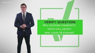 VERIFY Do COVID19 tests detect new strains [upl. by Anelhtac]