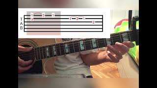 Tutorial de guitarra con tabs  LA PLACITA delaossa [upl. by Mellins907]