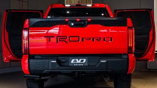 2024 Orange Toyota Tundra TRD Pro  Luxury Pickup Truck in Detail [upl. by Eugen]