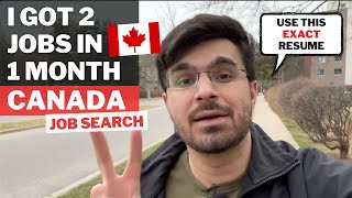 The Ultimate RESUME for Canada  How to get a Job in Canada 2024 [upl. by Yerhcaz]