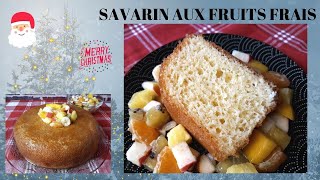 Mon savarin aux fruits frais🎄143 [upl. by Dove97]