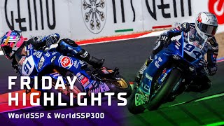 All that happened on Friday at MagnyCours 🍿  FRAWorldSBK 🇫🇷 Highlights [upl. by Wehtam]