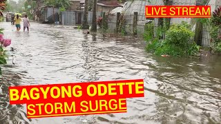 BAGYONG ODETTE  Situation in Abuyog LEYTE  STORM SURGE [upl. by Hymen]