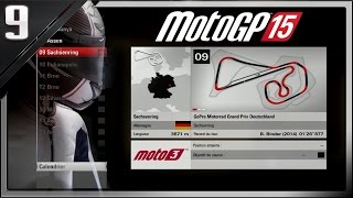 MotoGP 15  Ep 9  Sachsenring Allemagne [upl. by Etteluap]