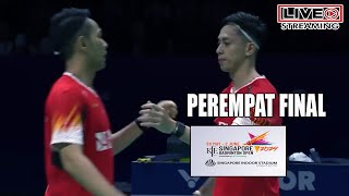 🔴LIVE  Fajar AlfianMuhammad Rian Ardianto INA vs LiangWang CHN Singapore Open 2024 [upl. by Seiuqram]