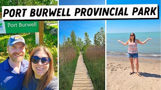 PORT BURWELL Provincial Park Tour and Review  Ontario Camping [upl. by Rossing]