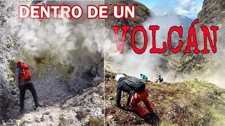 En las PROFUNDIDADES de un VOLCÁN ACTIVO 🌋🇪🇨 ECUADOR Josué y Elie [upl. by Hearn]