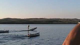 Mens Gunwale Pumping at the Gunflint Trail Canoe Races [upl. by Yremrej900]