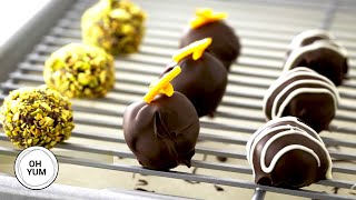 Professional Baker Teaches You How To Make CHOCOLATE TRUFFLES [upl. by Eelatsyrc]