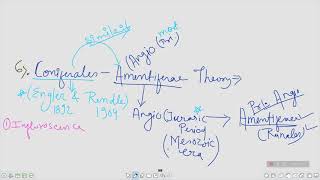 Angiosperm Origin amp Evolution  Coniferales amp Amentiferae Theory amp Pentaxylon Theory [upl. by Arratal]