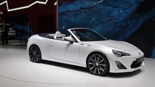 Toyota FT86 Open Concept  2013 Geneva Auto Show  Edmundscom [upl. by Nueovas]