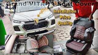 Maruti Suzuki Grand VITARA  Seat Cover 😍 Overdrive Company  Premium Quality [upl. by Suiremed]