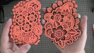 DIY foam die cut stamps [upl. by Wendall]