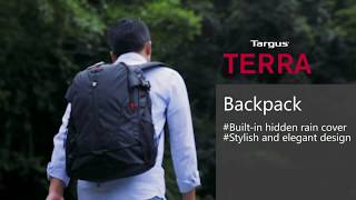 MOCHILA TARGUS TERRA BACKPACK 156quot BLACK [upl. by Wadlinger]