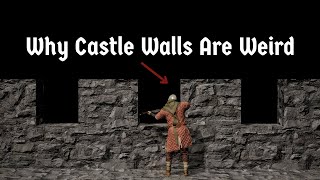 The Secret Behind Medieval Castle Walls  Crenellations [upl. by Valenba362]