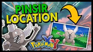 WHERE TO FIND PINSIR ON POKEMON X [upl. by Ajdan453]