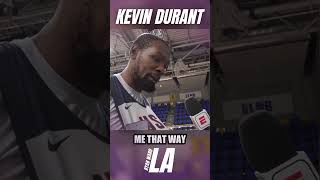 Team USA Kevin Durant Reacts to Anthony Edwards Comments [upl. by Steward]