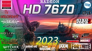 HD 7670 in 15 GAMES  20232024 [upl. by Llen]