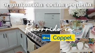 COMO ORGANIZAR COCINA PEQUEÑANUEVA DECORACIÓN PARA MI HOGAR RECORRIDO coppel [upl. by Crosby354]