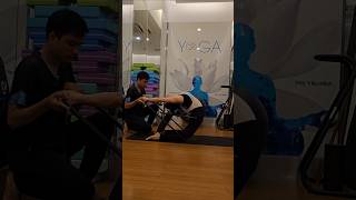 Chair Yoga shorts yoga motivation chairyoga mbyogastudio backbending music yogapose [upl. by Fidela150]