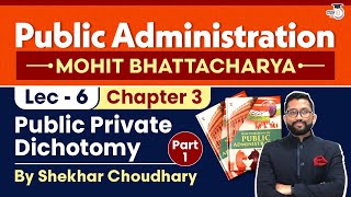 Chapter 3 Part 1 Public Private Dichotomy  Public Administration Optional  Study IQ IAS [upl. by Basile]